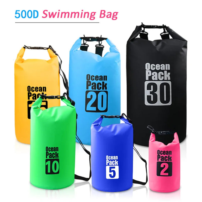 Waterproof Swimming Bag Dry Sack Floating Dry Gear Bags For Boating Fishing