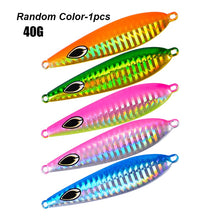 Load image into Gallery viewer, 1PC Metal jig Fishing steel knife Lure 40g-210g Jigging Bait Artificial Hard Swimbait Sinking off sure