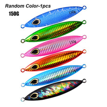 Load image into Gallery viewer, 1PC Metal jig Fishing steel knife Lure 40g-210g Jigging Bait Artificial Hard Swimbait Sinking off sure