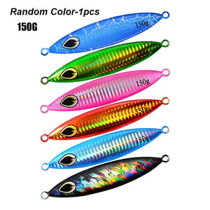 1PC Metal jig Fishing steel knife Lure 40g-210g Jigging Bait Artificial Hard Swimbait Sinking off sure