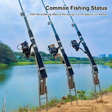 Load image into Gallery viewer, Automatic Fish hooking fishing Rod Holder Stainless Steel Rack Adjustable Spring