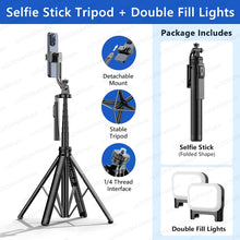 Load image into Gallery viewer, Tripod Smartphone Light Camera Stand Wireless Bluetooth Selfie Stick bracket