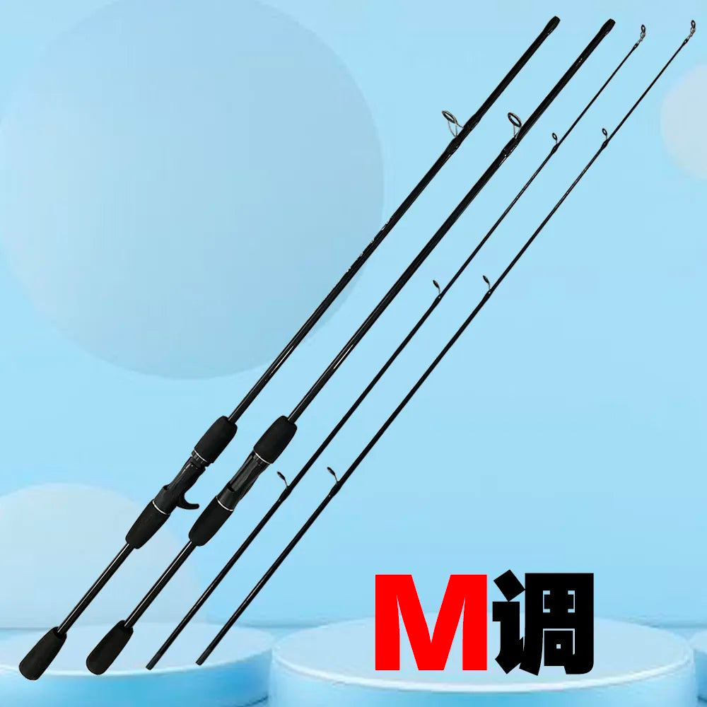 Casting Fishing Rod Bait 2-10g ML Tips Carbon Fiber Octopus Jigging Rods 1.68M 1.8M Light Boat Pole Saltwater Ceramics Rings