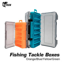 Load image into Gallery viewer, Compartments Fishing Tackle Box Lure Hook Accessories Storage Double Sided