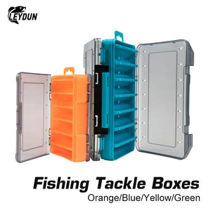 Compartments Fishing Tackle Box Lure Hook Accessories Storage Double Sided