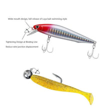 Load image into Gallery viewer, 50Pcs-100Pcs 00#-3# Fishing Hooked Lure Connector Snap Pin 304 Stainless Steel Fishing