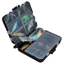 Load image into Gallery viewer, Composable Space Plastic Fishing Tackle Box 2 Layers 12 Individual Compartments