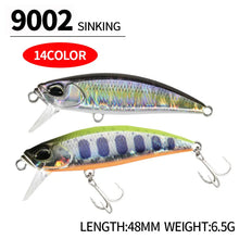 Load image into Gallery viewer, 48mm 6.5g Top Hard Fishing Lures Minnow quality herring look Baits Wobblers
