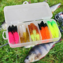 Load image into Gallery viewer, Quality Fishing Lure 5cm 1.27G Soft 30pcs Needle Tail with Box Soft Lure Kit