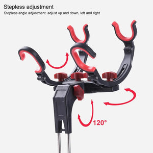 Portable Fishing Rod Holder Adjustable Foldable Detachable Bank Fishing Stand