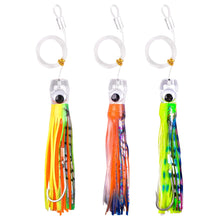 Load image into Gallery viewer, 3PCS Trolling Skirt Tuna Lures 68G/108G Fishing Saltwater Lures for Rigged Hooks Big Game Leader