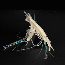 Load image into Gallery viewer, 10x bags Soft Fishing Lure Rigs Luminous Shrimp prawn Bait Jigs