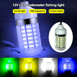 Fishing Light LED Lure Fish Lamp Attracts Prawns Squid Krill Underwater Lights