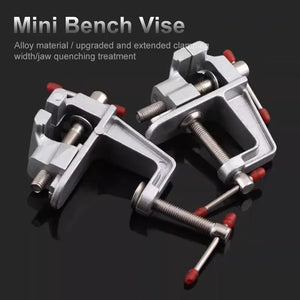 35MM Aluminium Alloy Table Bench Clamp Vise Multi-functional Bench Vise Table Screw