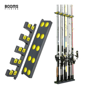 Fishing Rod Holder 10 Rods Vertical and Horizontal on Wall Protect Storage
