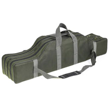 Load image into Gallery viewer, Fishing Bag Portable Rod and Reel Carry Case Travel Storage Bag Organizer