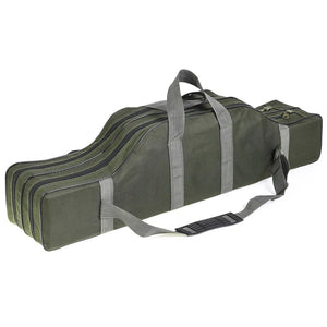 Fishing Bag Portable Rod and Reel Carry Case Travel Storage Bag Organizer