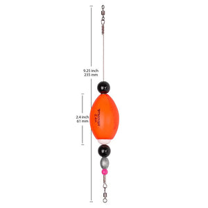 Fishing Floats Bobbers for Float Rig Rattle Popping Cork Weighted Popping Floats Tackle