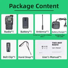 Load image into Gallery viewer, UV K5 Walkie Talkie Portable AmFm Two Way Radio Wireless Set Long Range Receiver