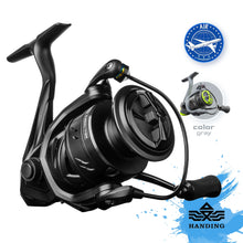 Load image into Gallery viewer, Spinning Reel Graphite Reel, 12kg Max Drag, 9+1 Ball Bearings, 5.2:1 Gear Ratio
