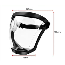 Load image into Gallery viewer, face dust Protection Mask Transparent Facial Protective Safety Head Cover Work