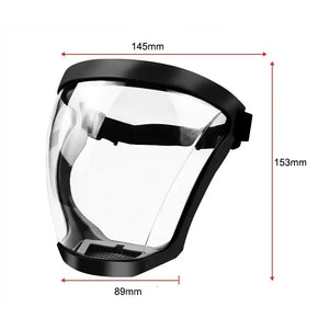 face dust Protection Mask Transparent Facial Protective Safety Head Cover Work