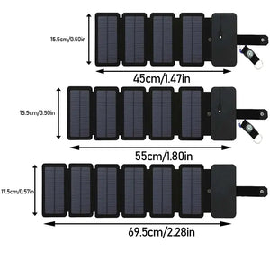 Outdoor Portable Solar Charging Panel Foldable 5V 1A USB Output Device Camping