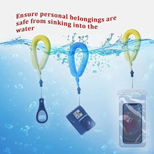 Load image into Gallery viewer, 1PC Key float phone Camera Buoyancy Wrist Strap foam Material fishing boating