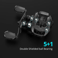 Load image into Gallery viewer, Bait casting Reel Magnetic Braking 7.2:1 Ratio 5+1 Bearings 8KG Max Drag Fishing