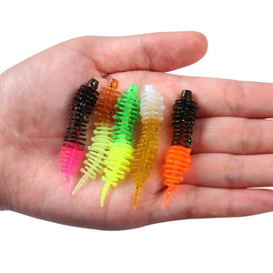 Quality Fishing Lure 5cm 1.27G Soft 30pcs Needle Tail with Box Soft Lure Kit