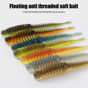 10pcs TPE Soft Lure Wobblers jerk bait 75mm 1.8/2.6g Swimbait Light Fishing