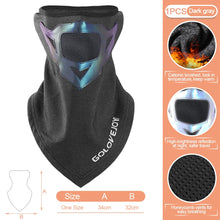 Load image into Gallery viewer, Men Women Fishing face Mask Warmth Fabric Breathable Mesh Windproof dust sun protection