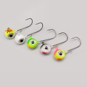 Big Eyes Jig Head Fishing Hooks 1.8g 3.5g 5g 7g 10g For Soft plastic lures set