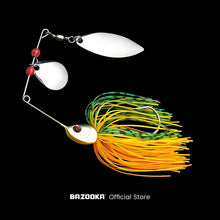 Load image into Gallery viewer, Swim Jig hook Fishing Lure Silicone Skirts Spinners bait Metal double Spoon 15/17/18g