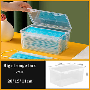 Transparent Plastic storage box Screw fishing tablets craft Compartment Case