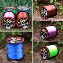 Load image into Gallery viewer, 500M Monofilament Line 11-36.3LB Super Strong Nylon Fishing Leader Sinking