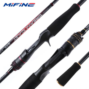 Casting Fishing Rod 1.98M/2.13M/2.28M Power L/ML 3-18G/7-28G Carbon Two Pieces