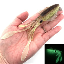 Load image into Gallery viewer, Soft Squid Fishing Trolling Lure 2g 7g 15g 20g 60g Luminous UV Squid Jig