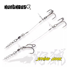 Load image into Gallery viewer, Soft plastic lure stinger treble rig single double hook rigging 9cm and 12cm