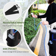 Load image into Gallery viewer, Camping Shower Bag Heated Folding Outdoor Water Inflatable Auto Pressure Pump