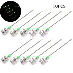 10pcs Double-Layer Umbrella Squid jig Hooks pilchard rig Tackle