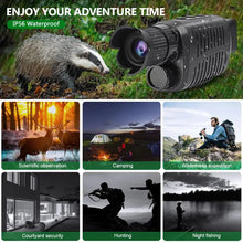 Load image into Gallery viewer, Monocular Night Vision 1080P HD Infrared Camera 5X Digital Light Zoom Telescope
