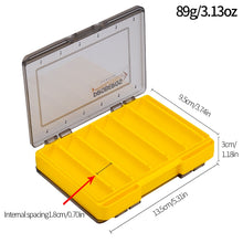 Load image into Gallery viewer, Fishing Tackle Box Lure Storage Multi Compartments Double Sided Open Case Strength Container Baits Accessories