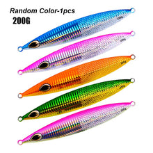 Load image into Gallery viewer, 1PC Metal jig Fishing steel knife Lure 40g-210g Jigging Bait Artificial Hard Swimbait Sinking off sure