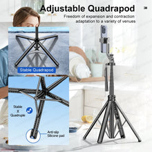 Load image into Gallery viewer, Tripod Smartphone Light Camera Stand Wireless Bluetooth Selfie Stick bracket