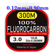 Load image into Gallery viewer, 100% Fluorocarbon Leader Fishing Line Transparent Big Size Line Material Japan