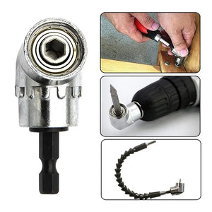 105 Degree Screwdriver Corner Joint Drill bit Attachment Extension Socket Tool