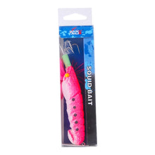 Load image into Gallery viewer, Luminous Bait Squid fishing Hook Wood Shrimp Lures Soft Jigs Silicone with sound