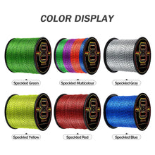 Load image into Gallery viewer, 8 Strands Multifilament Speckled PE braid Fishing Line 150M 366M 666M Japanese