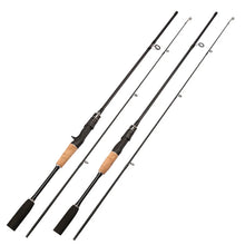 Load image into Gallery viewer, Carbon Fishing Rod 1.8M 1.65M ML Fast Spinning Casting 2 Sections Lure Rod 8-25g